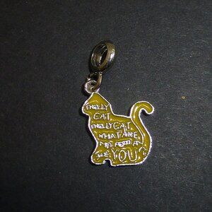 Friends tv show smelly cat bracelet charm pendant jewelry